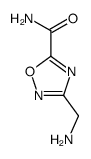 3-(aminomethyl)-1,2,4-oxadiazole-5-carboxamide(SALTDATA: HCl) Structure