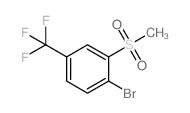 1-Bromo-2-(methylsulfonyl)-4-(trifluoromethyl)benzene picture