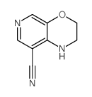 2,3-Dihydro-1H-pyrido[3,4-b][1,4]oxazine-8-carbonitrile Structure