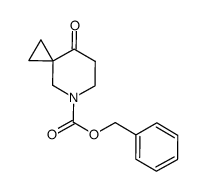 8-氧代-5-氮杂螺[2.5]辛烷-5-羧酸苄基酯结构式