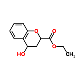 4-羟基色满-2-羧酸乙酯结构式