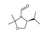 3-Oxazolidinecarboxaldehyde,2,2-dimethyl-4-(1-methylethyl)-,(S)-(9CI) structure