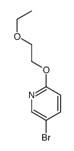 2-(2-ethoxyethoxy)-5-bromopyridine结构式