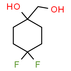 4,4-difluoro-1-(hydroxymethyl)cyclohexan-1-ol Structure