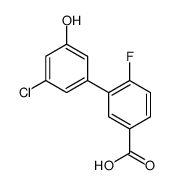 3-(3-chloro-5-hydroxyphenyl)-4-fluorobenzoic acid结构式