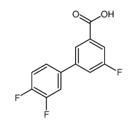 3-(3,4-difluorophenyl)-5-fluorobenzoic acid结构式
