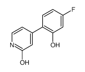 4-(4-fluoro-2-hydroxyphenyl)-1H-pyridin-2-one Structure