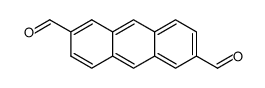 anthracene-2,6-dicarbaldehyde结构式