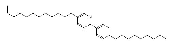 5-dodecyl-2-(4-nonylphenyl)pyrimidine Structure