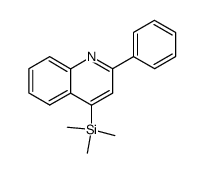 2-phenyl-4-(trimethylsilyl)quinoline结构式