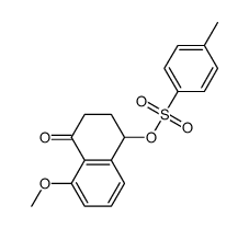 4-(toluene-p-sulfonoxy)-8-methoxy-1-tetralone Structure