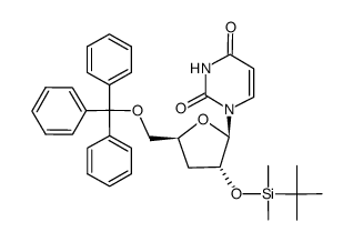 2'-O-(tert-butyldimethylsilyl)-3'-deoxy-5'-O-trityluridine picture