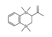2-Isopropenyl-1,1,4,4-tetramethyl-1,2,3,4-tetrahydro-benzo[1,4]disiline Structure