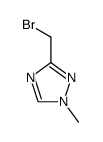 3-(bromomethyl)-1-methyl-1H-1,2,4-triazole结构式