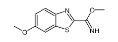 2-Benzothiazolecarboximidicacid,6-methoxy-,methylester(9CI)结构式