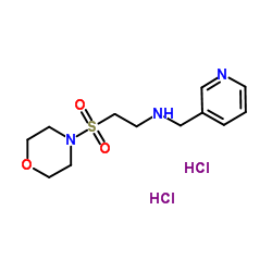 2-(4-Morpholinylsulfonyl)-N-(3-pyridinylmethyl)ethanamine dihydrochloride结构式