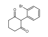 2-(o-bromophenyl)cyclohexane-1,3-dione Structure