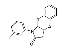 1-(3-methylphenyl)-3,3a-dihydropyrrolo[3,2-b][1,4]benzothiazin-2-one Structure