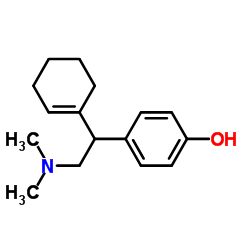 4-[1-(1-Cyclohexen-1-yl)-2-(dimethylamino)ethyl]phenol Structure