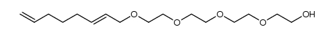 (E)-3,6,9,12-tetraoxaicosa-14,19-dien-1-ol Structure