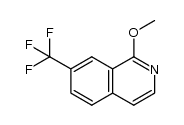 7-(trifluoromethyl)-1-Methoxyisoquinoline Structure