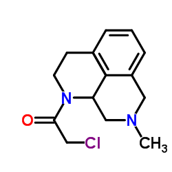 1-(2-{[Benzyl(methyl)amino]methyl}-1-piperidinyl)-2-chloroethanone Structure