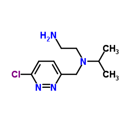 N-[(6-Chloro-3-pyridazinyl)methyl]-N-isopropyl-1,2-ethanediamine结构式