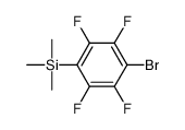 (4-bromo-2,3,5,6-tetrafluorophenyl)-trimethylsilane结构式