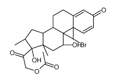 9-溴11β,17,21-三羟基-16α-甲基-孕烷-1,4-二烯-3,20-二酮21-乙酸酯图片