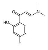 3-(dimethylamino)-1-(4-fluoro-2-hydroxyphenyl)prop-2-en-1-one Structure