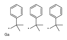 tris(2-methyl-2-phenylpropyl)gallane结构式