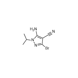 5-氨基-3-溴-1-异丙基-1H-吡唑-4-甲腈图片