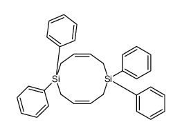 1,1,6,6-tetraphenyl-2,5,7,10-tetrahydro-1,6-disilecine Structure