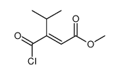 methyl 3-carbonochloridoyl-4-methylpent-2-enoate Structure