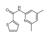 N-(4,6-dimethylpyridin-2-yl)thiophene-2-carboxamide Structure