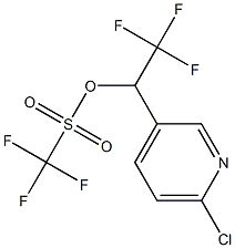 1-(6-chloropyridin-3-yl)-2,2,2-trifluoroethyl trifluoromethanesulfonate Structure