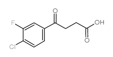 4-(4-chloro-3-fluorophenyl)-4-oxobutanoic acid picture