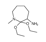 1H-Azepin-3-amine,2,2-diethoxyhexahydro-1-methyl-(9CI)结构式