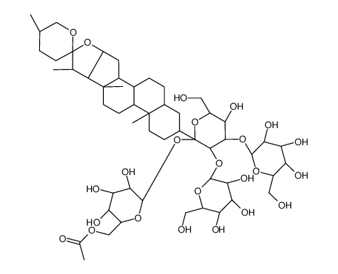 Macrostemonoside D结构式