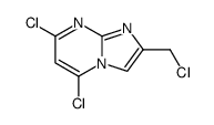 5,7-Dichloro-2-chloromethyl-imidazo[1,2-a]pyrimidine Structure