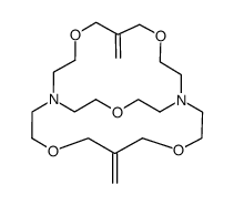 6,16-Dimethylene-4,8,14,18,23-pentaoxa-1,11-diazabicyclo<9.9.5>pentacosane Structure