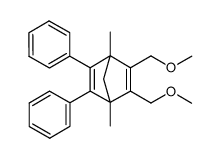 (1S,4R)-2,3-Bis-methoxymethyl-1,4-dimethyl-5,6-diphenyl-bicyclo[2.2.1]hepta-2,5-diene结构式