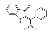 2-[nitro(phenyl)methylidene]-1H-indol-3-one结构式