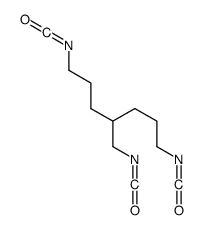 1,7-diisocyanato-4-(isocyanatomethyl)heptane结构式