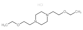 Piperazine,1,4-bis(2-ethoxyethyl)-, hydrochloride (1:2) Structure