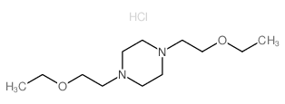 Piperazine,1,4-bis(2-ethoxyethyl)-, hydrochloride (1:2)结构式