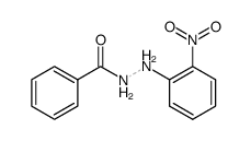 benzoic acid 2-(2-nitrophenyl)hydrazide结构式