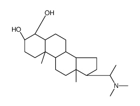 (20S)-20-(Dimethylamino)-5α-pregnane-3β,4α-diol结构式