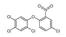 (4-chloro-2-nitro-phenyl)-(2,4,5-trichloro-phenyl)-ether结构式