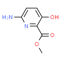 2-Pyridinecarboxylicacid,6-amino-3-hydroxy-,methylester(9CI) Structure